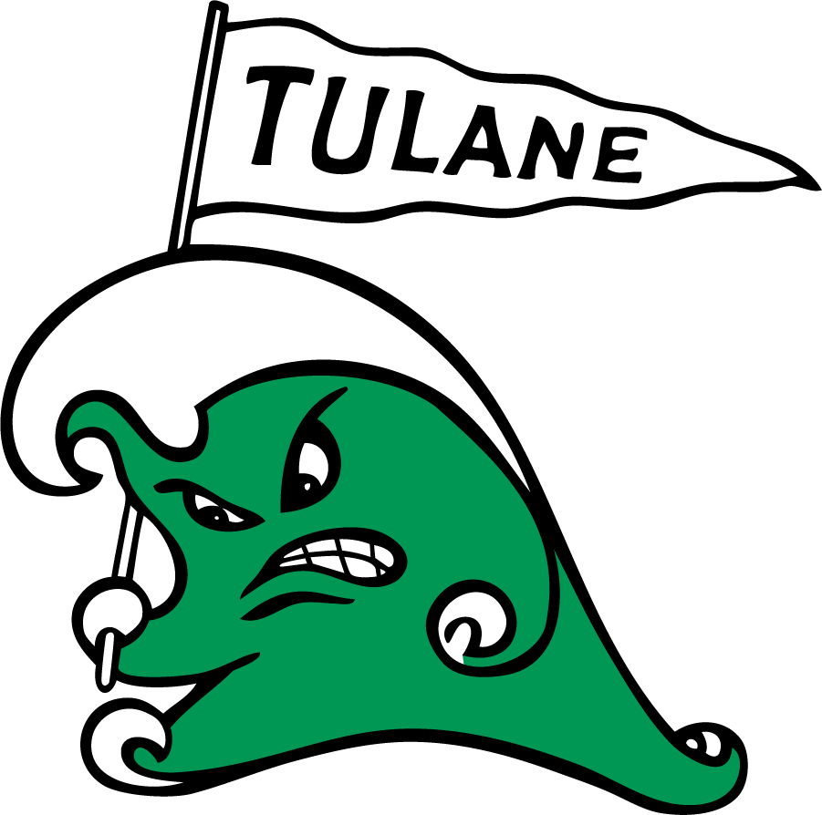Tulane Green Wave 1964-1986 Primary Logo t shirts iron on transfers